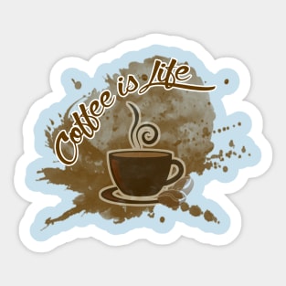 Coffee is Life Sticker